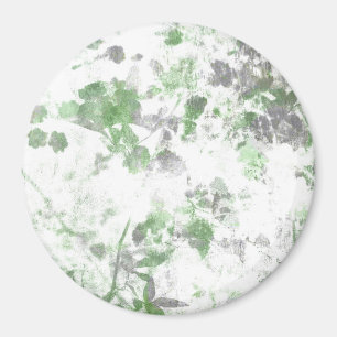 Modern art of flower pattern and wall texture mix magnet