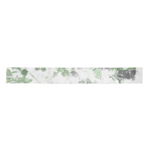 Modern art of flower pattern and wall texture mix satin ribbon