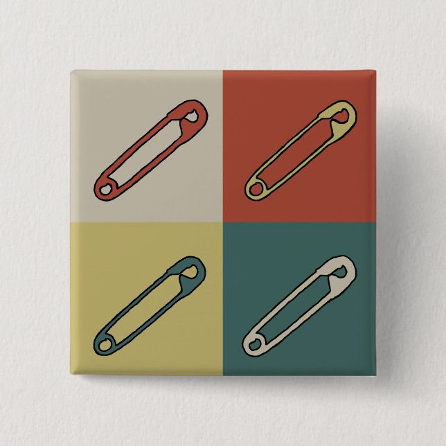 Modern Art Safety/diaper pins design (Front)