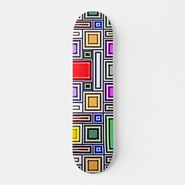 Modern Art Skateboard Deck (Front)