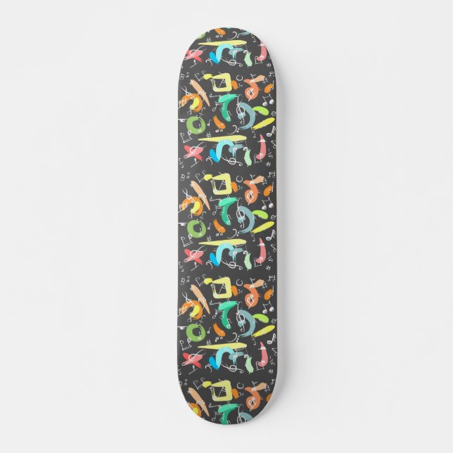 Modern Art Skateboard Deck (Front)