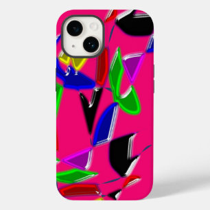 Modern art texture,pink Case-Mate iPhone 14 case