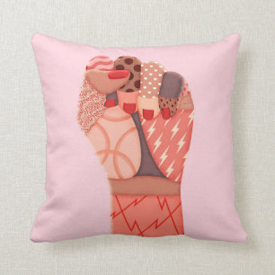 Modern Art Womens Protest Cushion