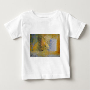 Modern Art Yellow Abstract Art Painting Baby T-Shirt