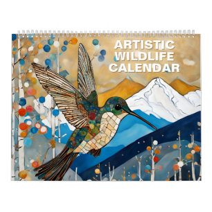 Modern Artistic Animal Calendar