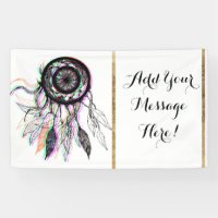 Modern Artistic Native American Dreamcatcher