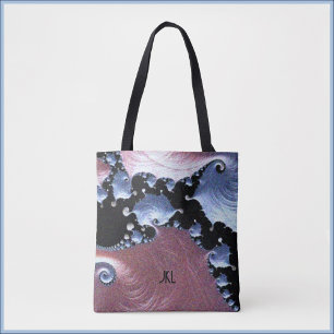 Modern Artistic Pink Purple  Tote Bag
