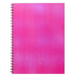 Modern Artistic Pink Texture Notebook