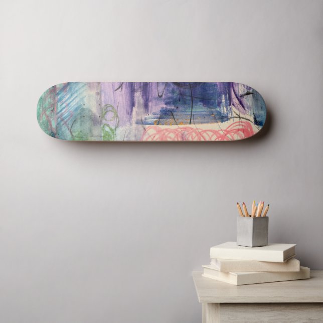 Modern Artistic Skateboard (Wall Art (Horz))