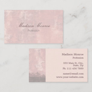 Modern artistic stylish light pink mallow s2 Nr41 Business Card