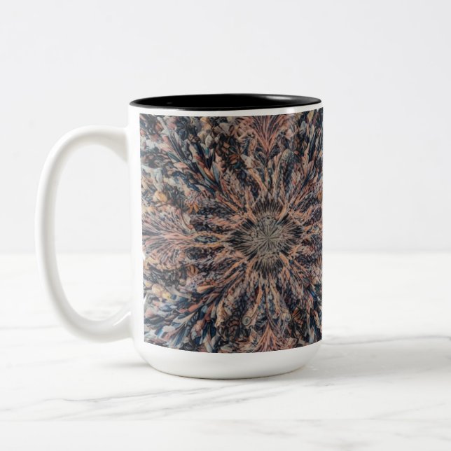 Modern Artistic Two-Tone Mug (15 oz) (Left)