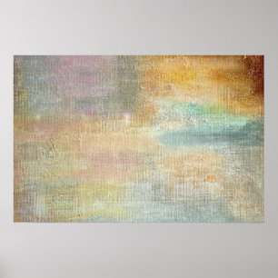 Modern Artsy Autumn Abstract Poster