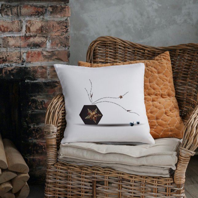 Modern artsy coastal seashell abstract artistic cushion (Creator Uploaded)