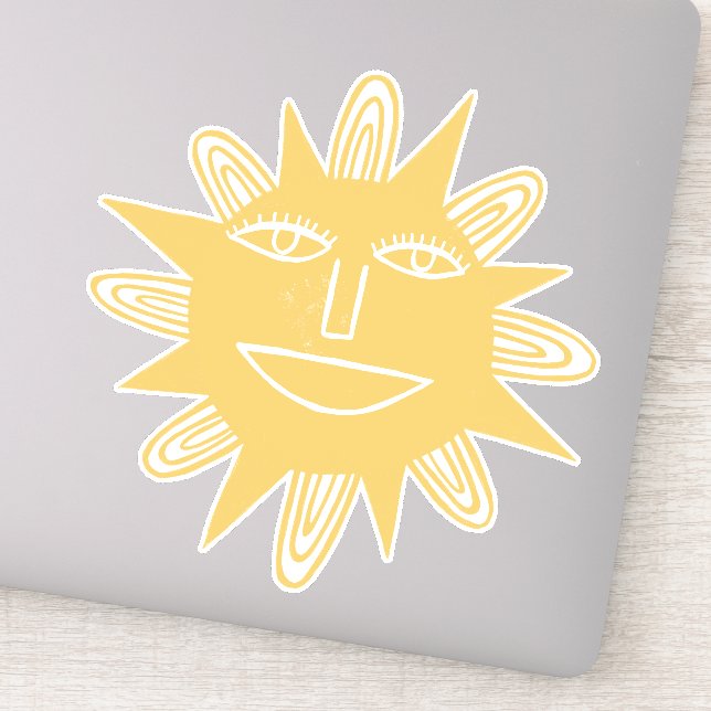 Modern Artsy Sun Trendy Drawing (Detail)