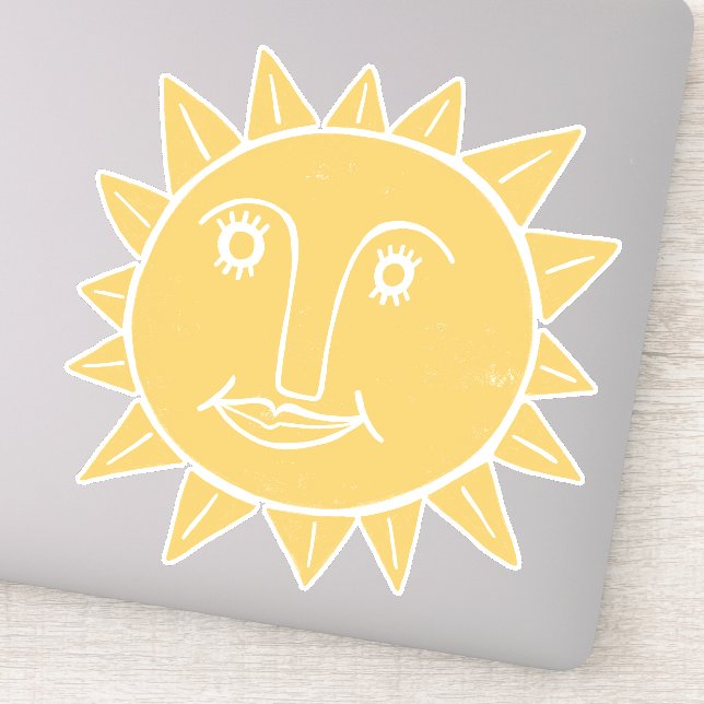 Modern Artsy Sun Trendy Drawing (Detail)