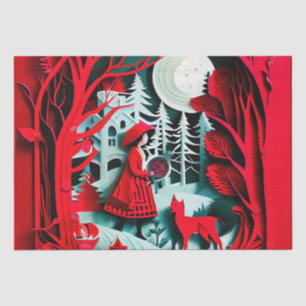 Modern Asian Woman Decoupage Tissue Paper