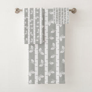 Modern Aspen Trees Bath Towel Set