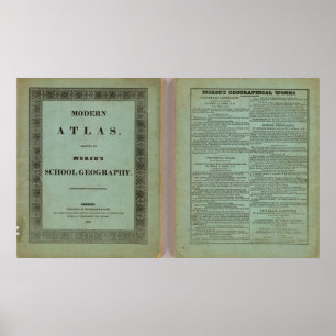 Modern atlas poster