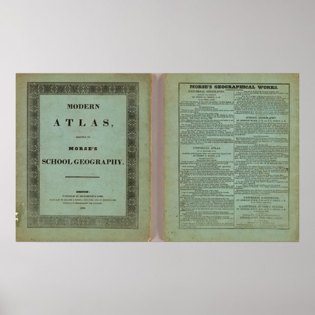 Modern atlas poster (Front)