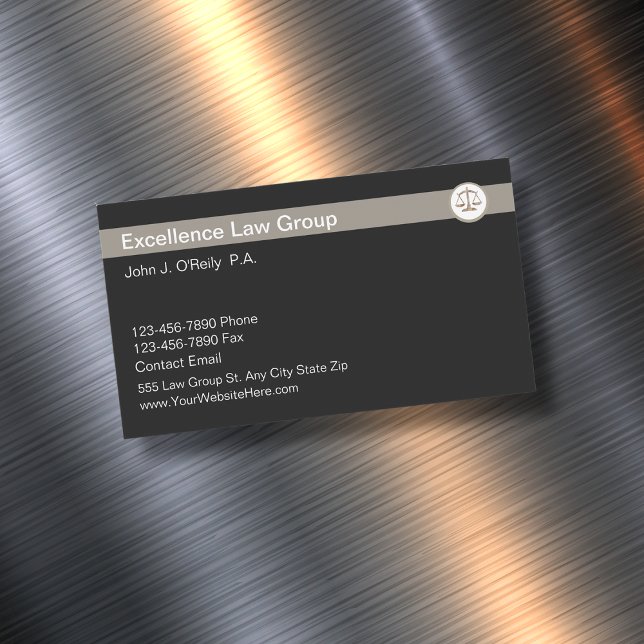 Modern Attorney Business Card Magnets (Creator Uploaded)