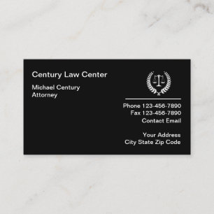 Modern Attorney Logo Business Cards Design