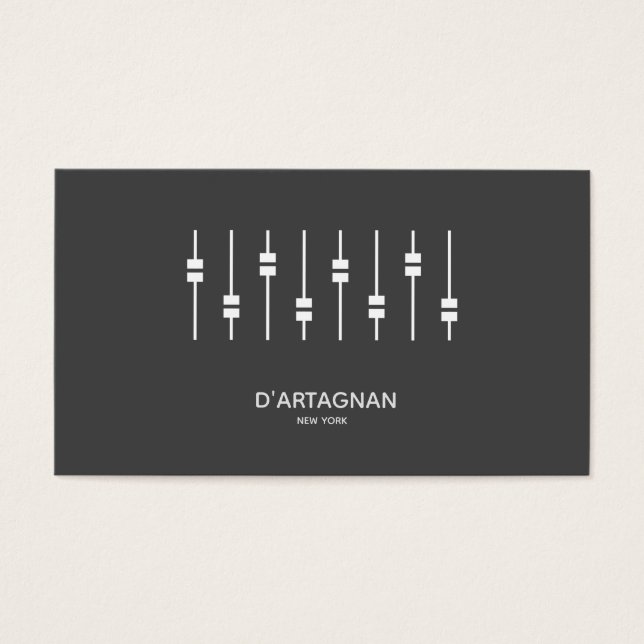 Modern Audio 2020 Business Card (Front)