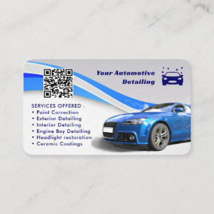 Modern Automotive Detailing    Business Card