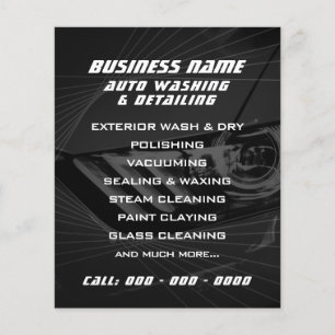 Modern automotive geometric  flyer