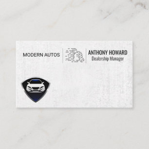 Modern Autos   Parts and Services Business Card