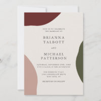 Modern Autumn Simple Pleasures Wedding