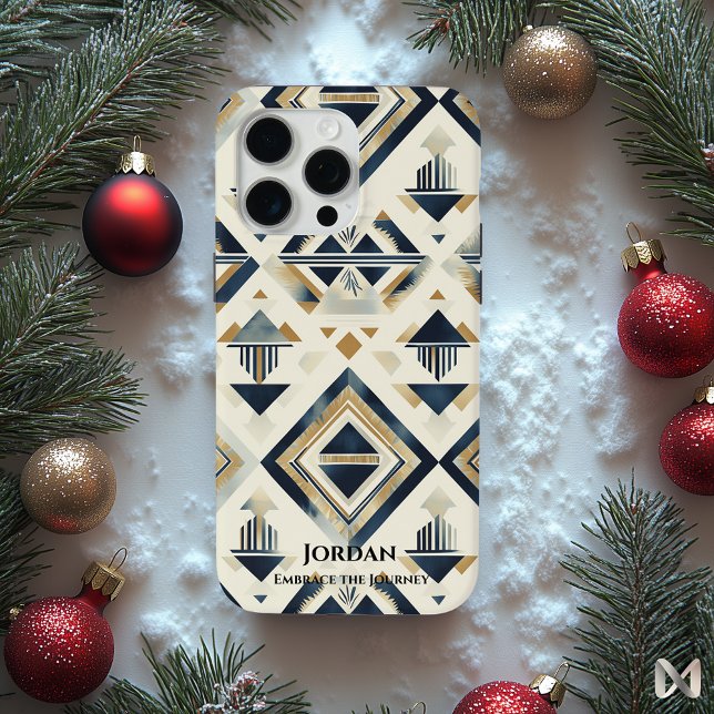 Modern Aztec Elegance – Geometric Tribal Fusion Case-Mate iPhone Case (Creator Uploaded)