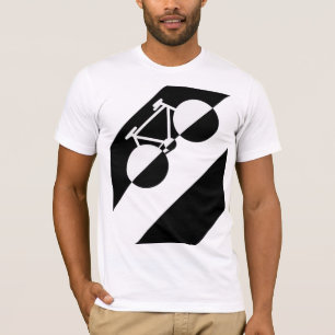 Modern B&W Bicycle bike-wear T-Shirt