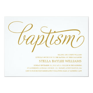 baby baptism invitation