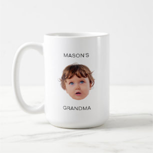 Modern Baby Kid Child Image Grandma-Grandpa Gift Coffee Mug