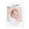 Modern Baby Photo Casual Script Hi There Birth