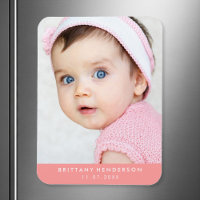 Modern Baby Photo | Coral