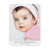 Modern Baby Photo | White