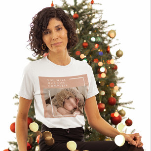 Modern Baby Photo You Make My Life Complete Gift T-Shirt