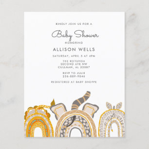 Modern Baby Shower Invitation 