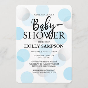 Modern Baby Shower Invitation