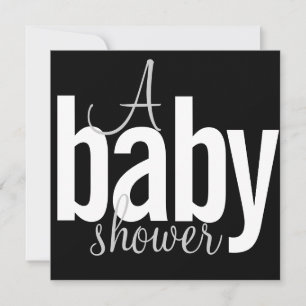 Modern Baby Shower Invitations