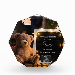 modern baby surprise Pregnancy announcement Photo Block