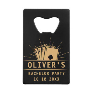 Modern Bachelor Party Poker Playing Card Casino
