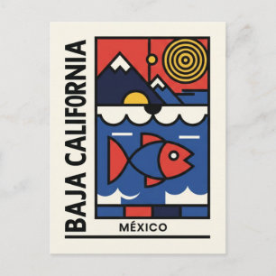 Modern Baja California Postcard