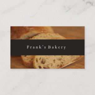Modern Bakery Loaves of Bread Business Card