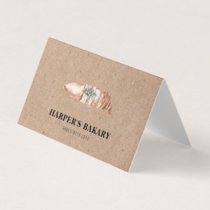 Modern Bakery Professional Logo Business Card