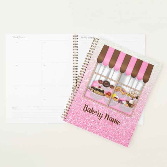 Modern Bakery Window Pastry Sweets   Planner (Display)