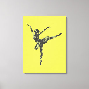 Modern ballet dancer modern dance canvas print
