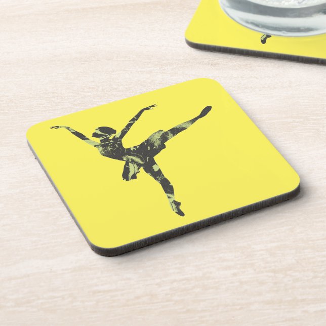 Modern ballet dancer modern dance coaster (Left Side)
