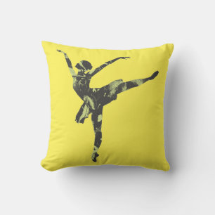 Modern ballet dancer modern dance cushion
